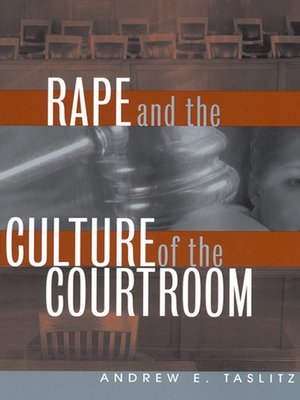 cover image of Rape and the Culture of the Courtroom
